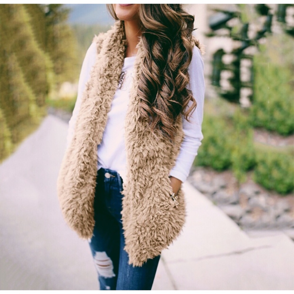 gorgeous fur vest